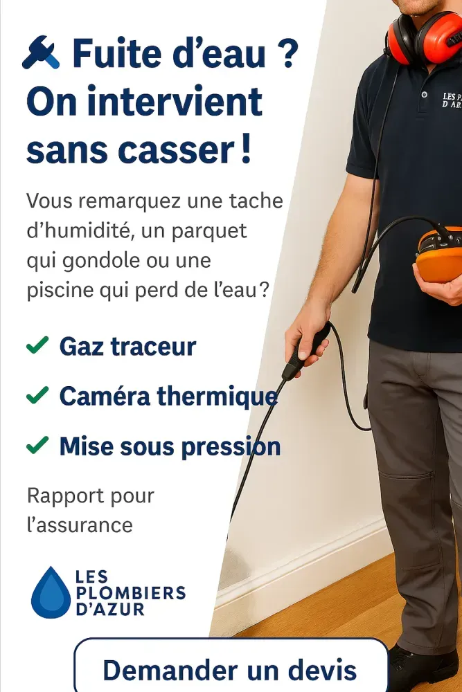 Expertise en recherche de fuite générale et piscine